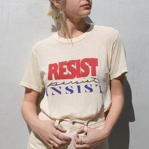 Monogram Resist Persist Insist T-shirt